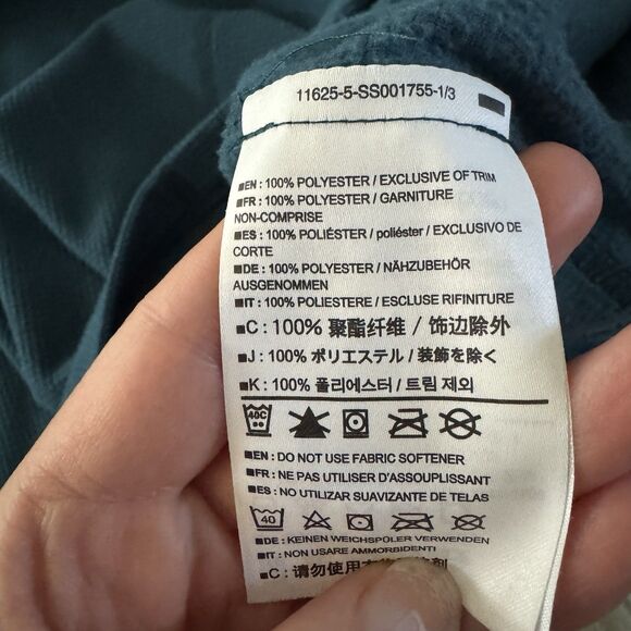 Arc'teryx Delta Sweater Mens 2XL Blue Half Zip Thermal Fleece Polartec Pullover - Picture 9 of 11